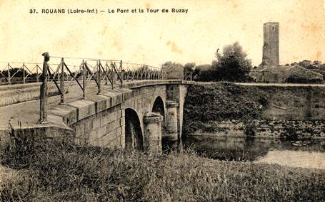 Le pont et la tour de Buzay